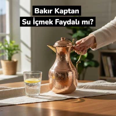 Bakır Kaptan Su İçmek Faydalı mı?