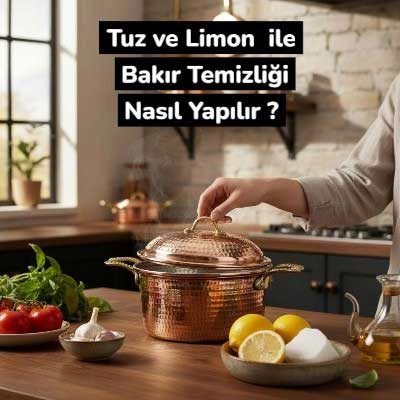 Tuz ve Limonla Bakır Temizliği Nasıl Yapılır?