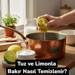 Tuz ve Limonla Bakır Nasıl Temizlenir