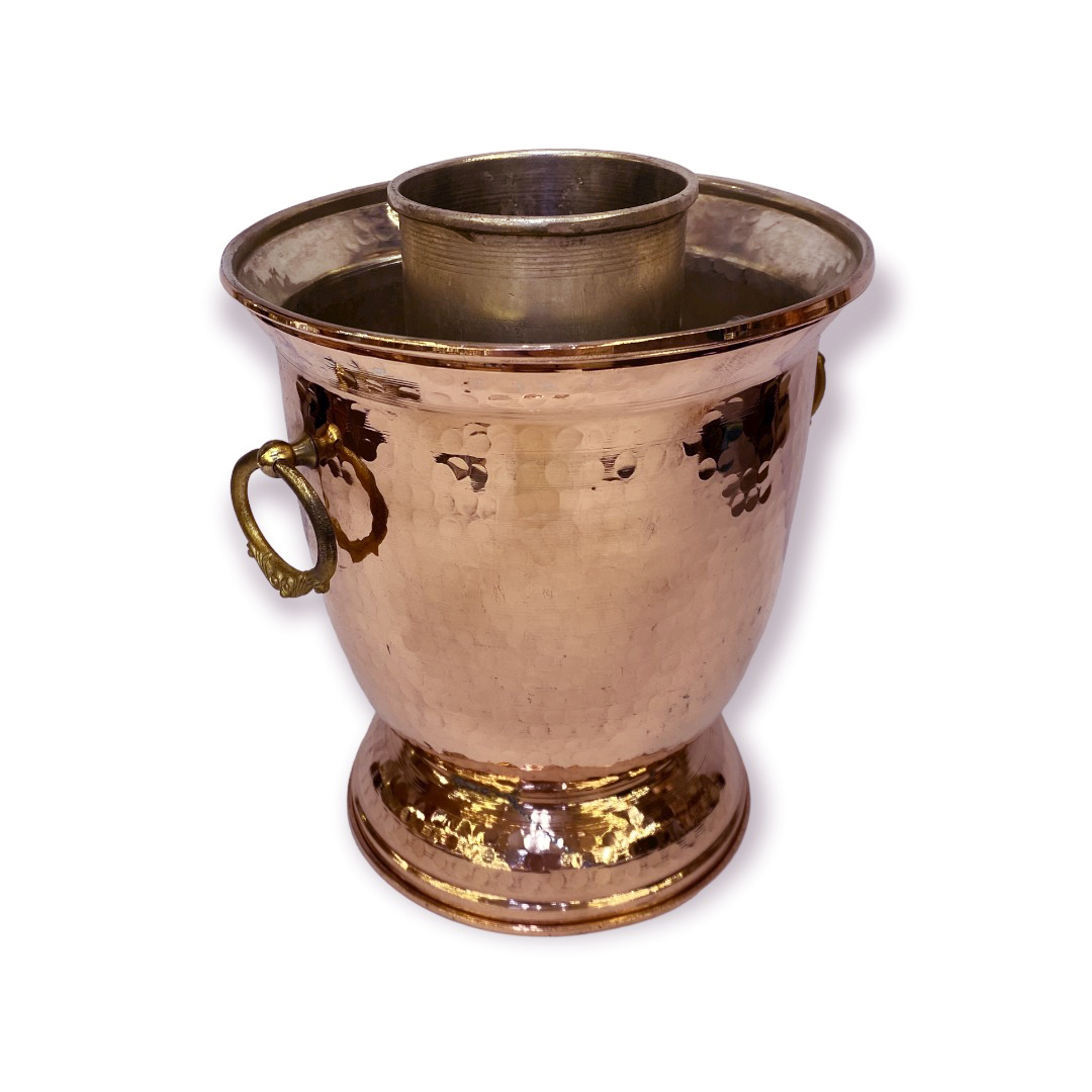 El Dövme Bakır Şişe Soğutucu