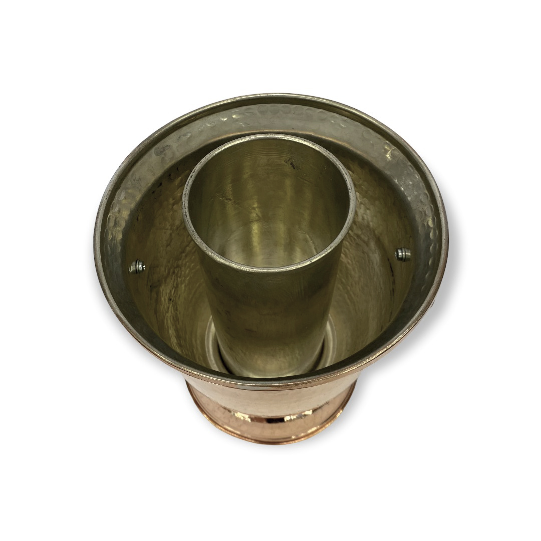 El Dövme Bakır Şişe Soğutucu