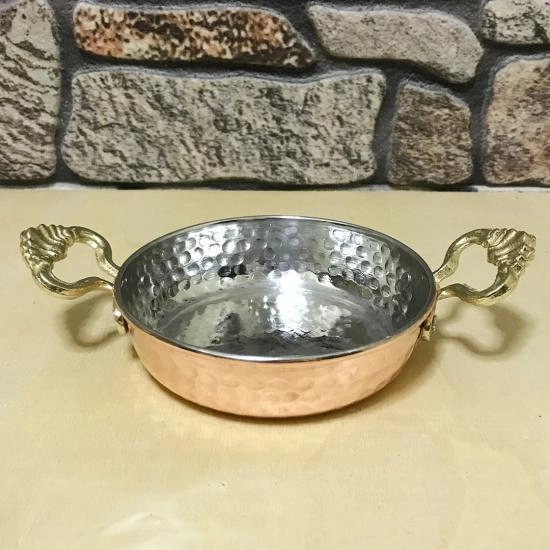 Dövme Bakır Tava 15 cm