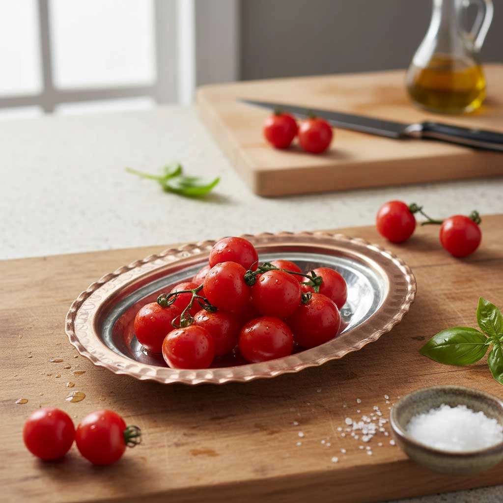 15 cm Dövme Çirtikli Oval Mezelik