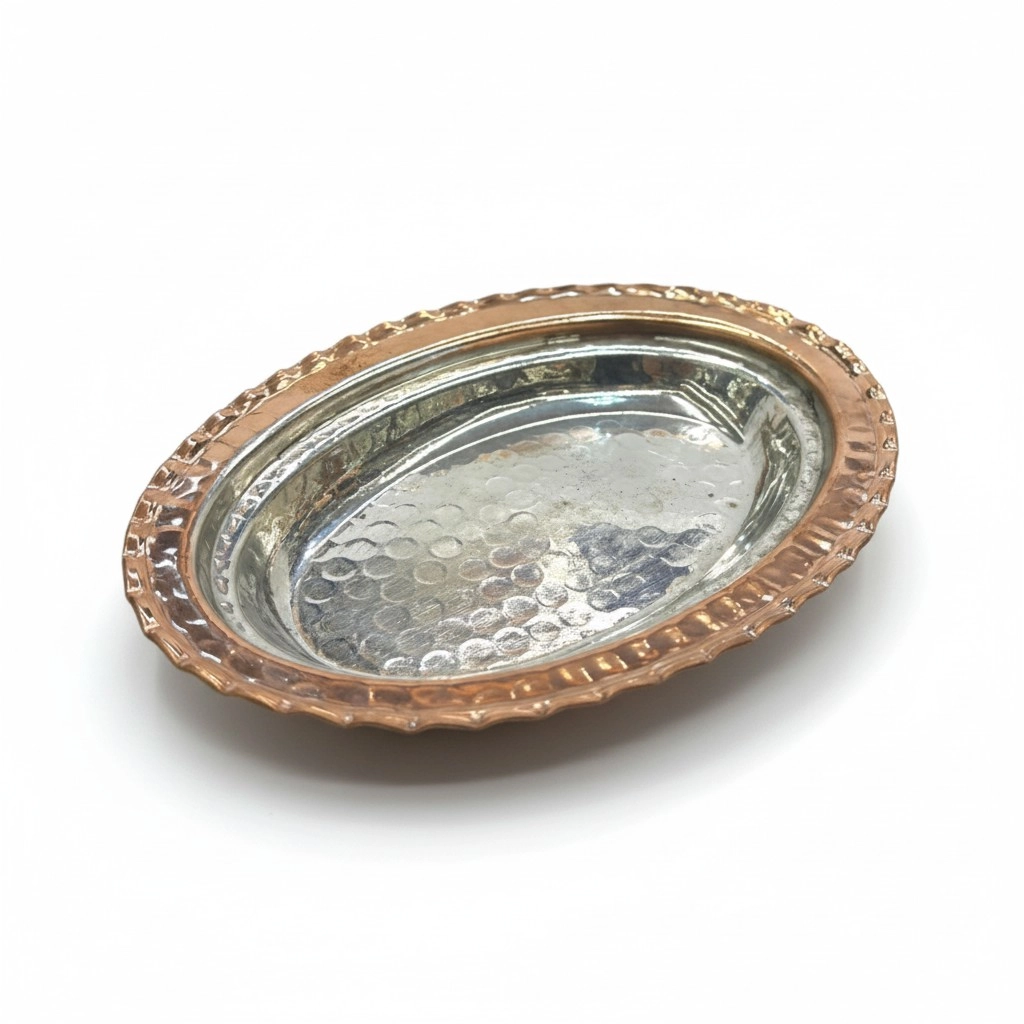 20 cm Dövme Çirtikli Oval Mezelik