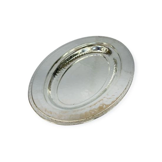 25 cm Dövme Bakır Kayık Tabak