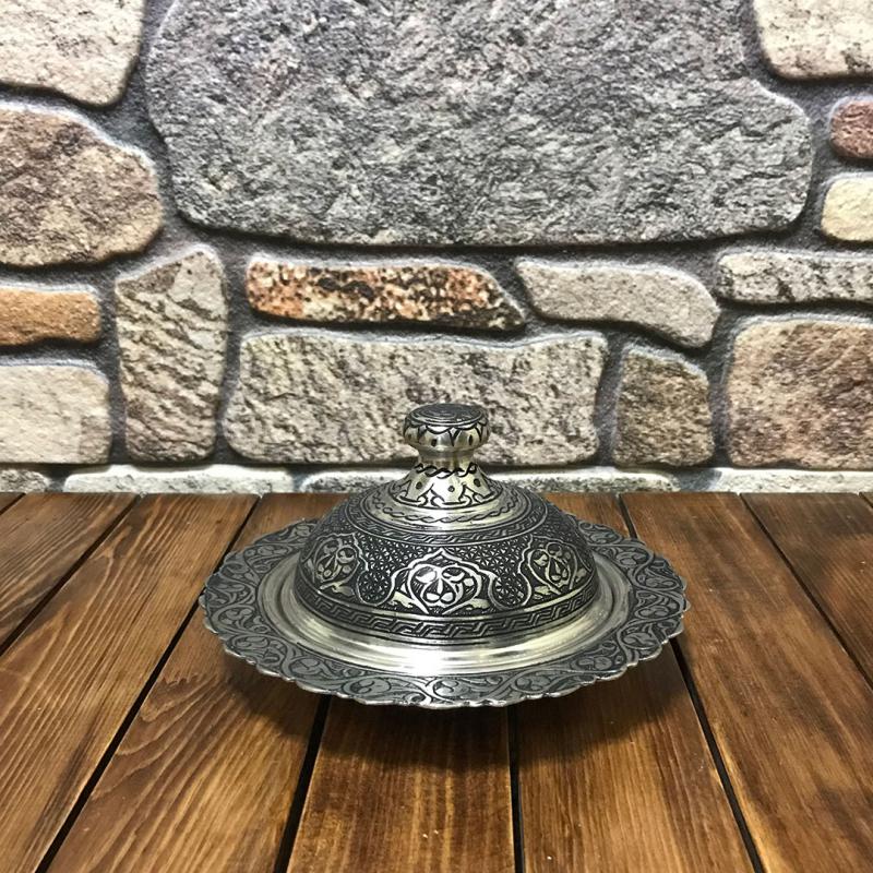 Ağır İşlemeli Bakır Sahan 1 No