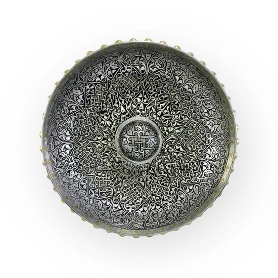 Ağır İşlemeli Bakır Hamam Tası