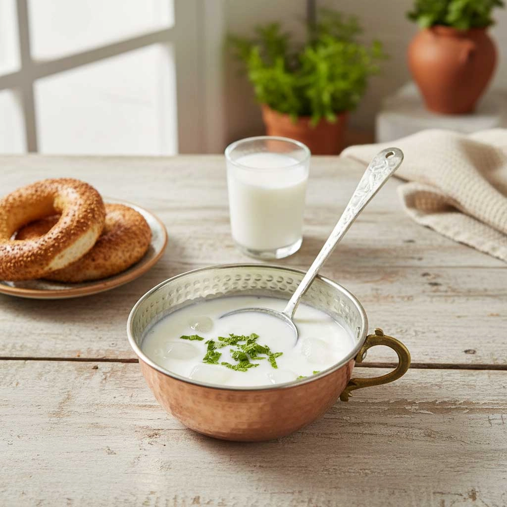 Bakır Ayran Tası