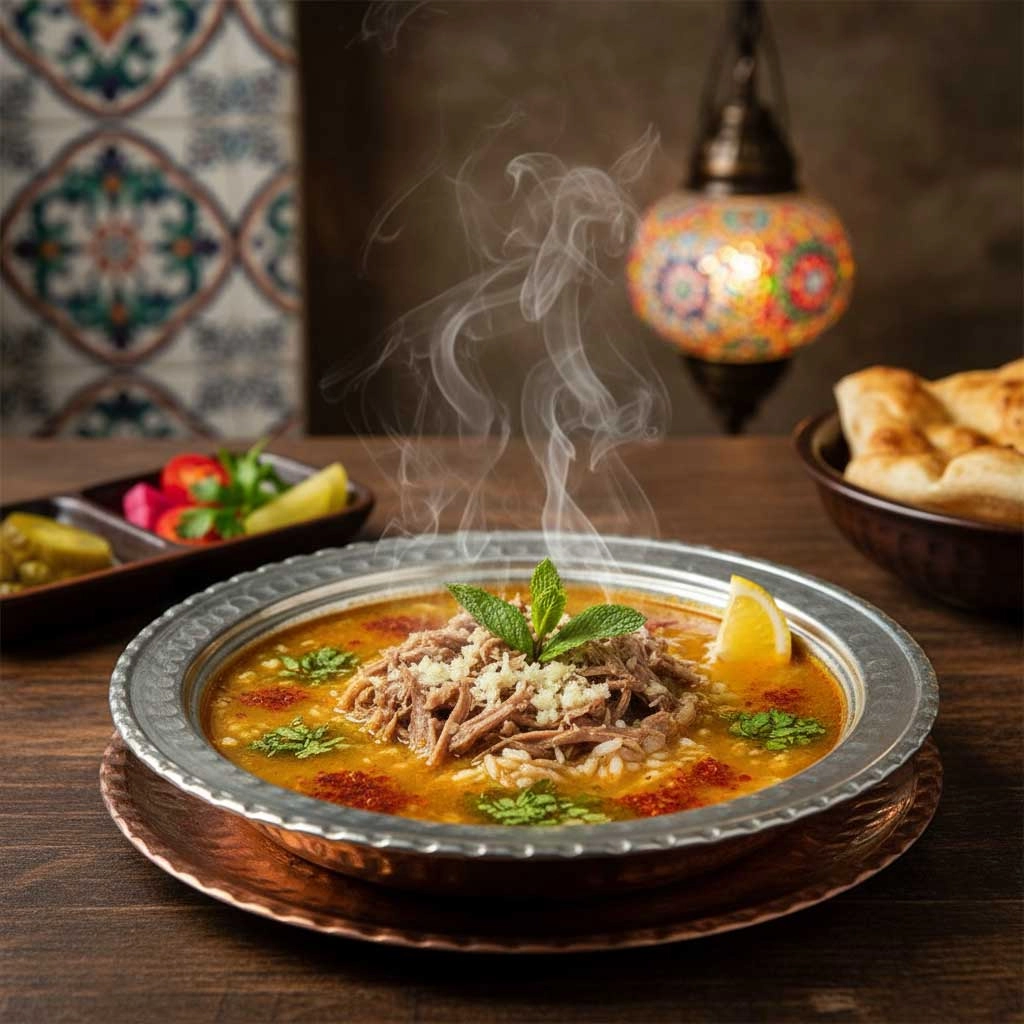 Bakır Beyran Tabağı