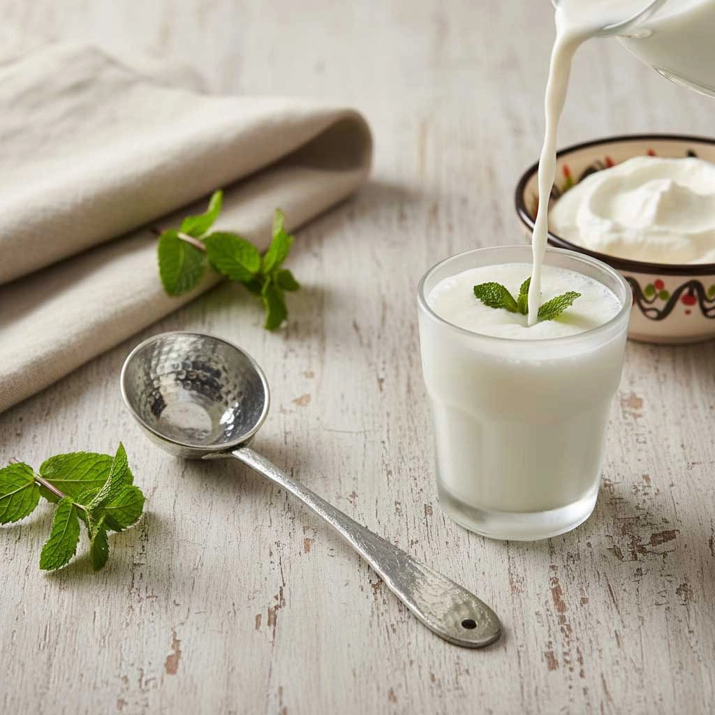 Bakır Ayran Çomçası