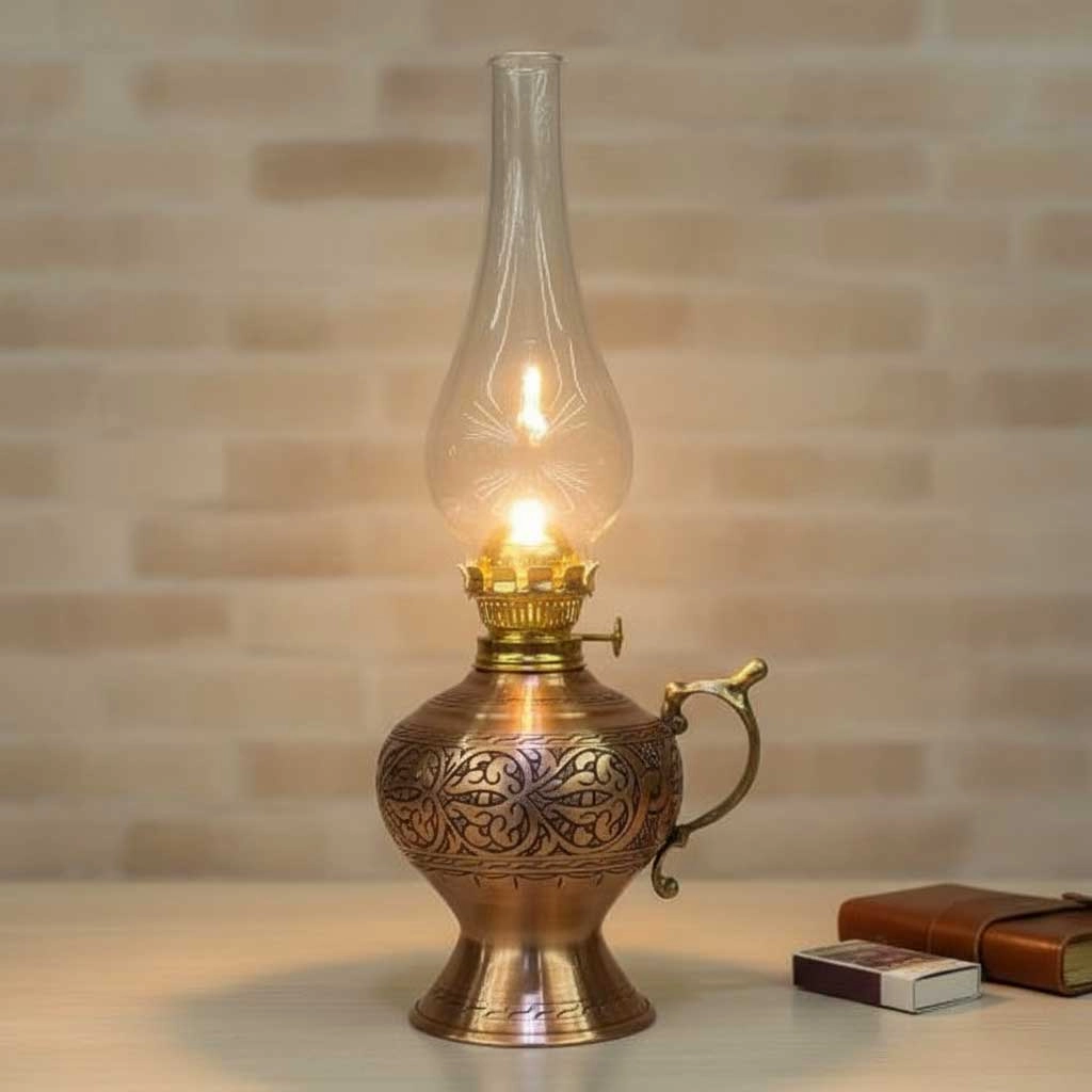 Skoç Eskitme İşlemeli Gaz Lambası