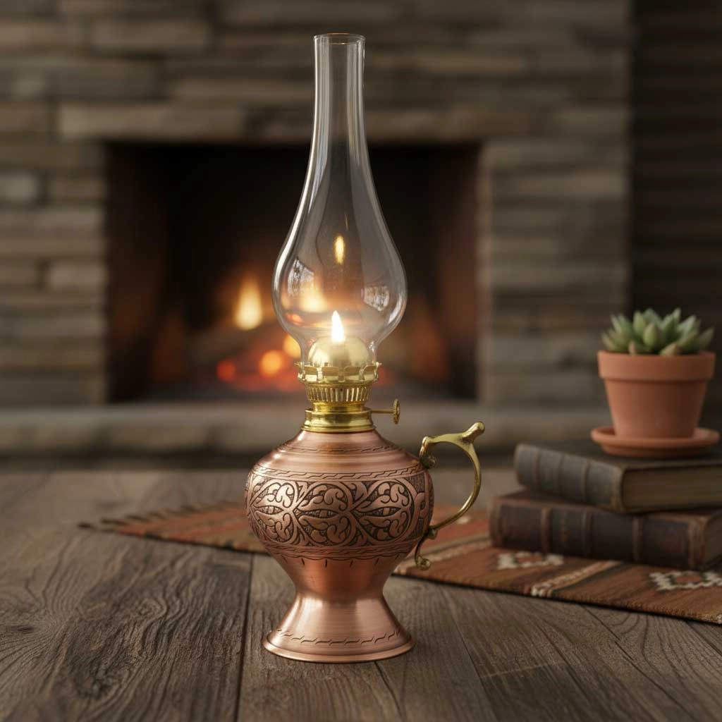 Skoç Eskitme İşlemeli Gaz Lambası