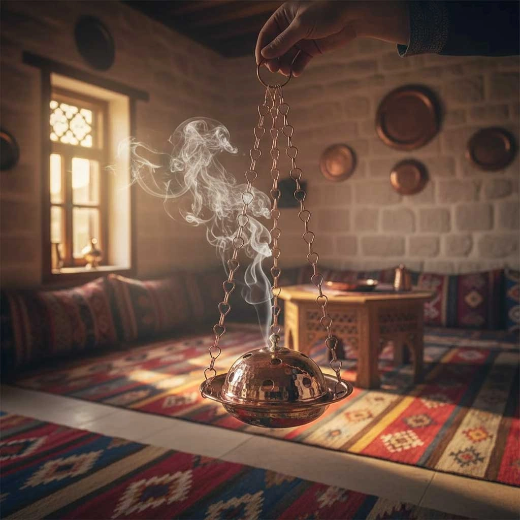 Cadı Kazanı Bakır Tütsülük