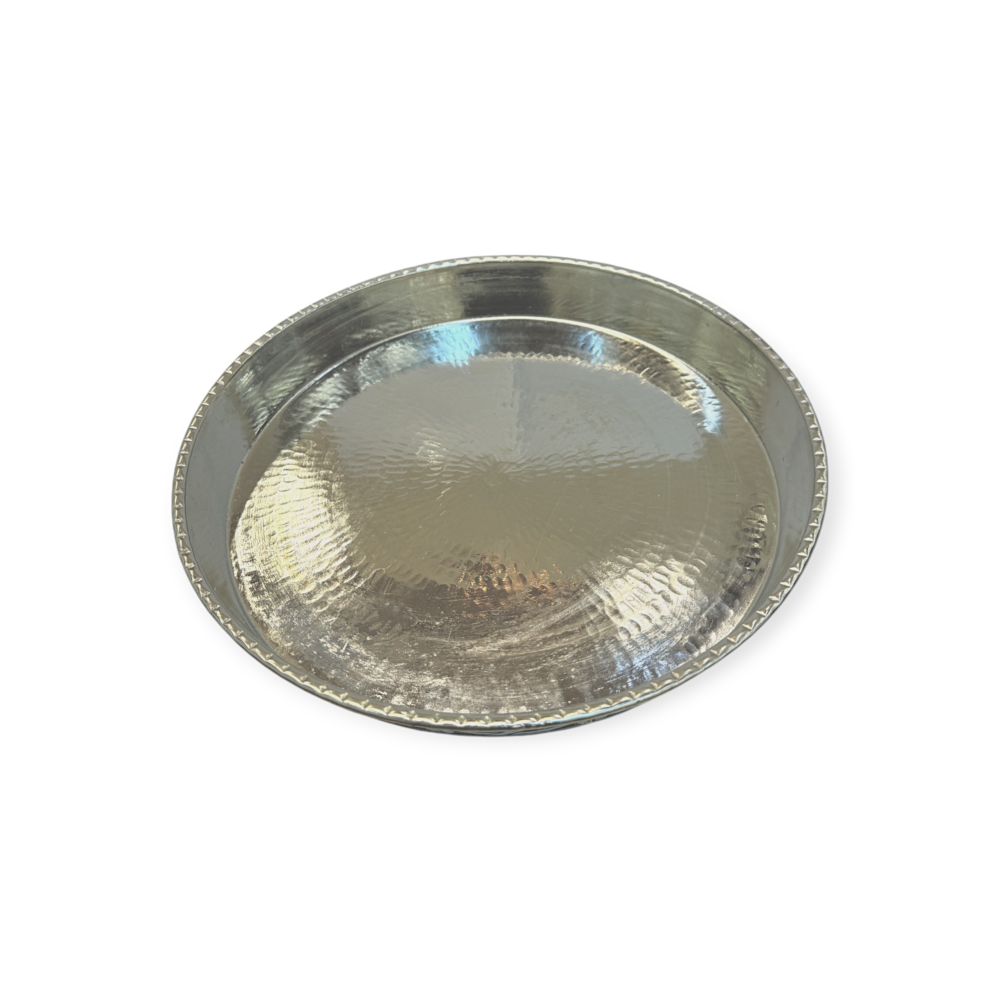 İşlemeli Bakır Fırın Tepsisi 34 cm