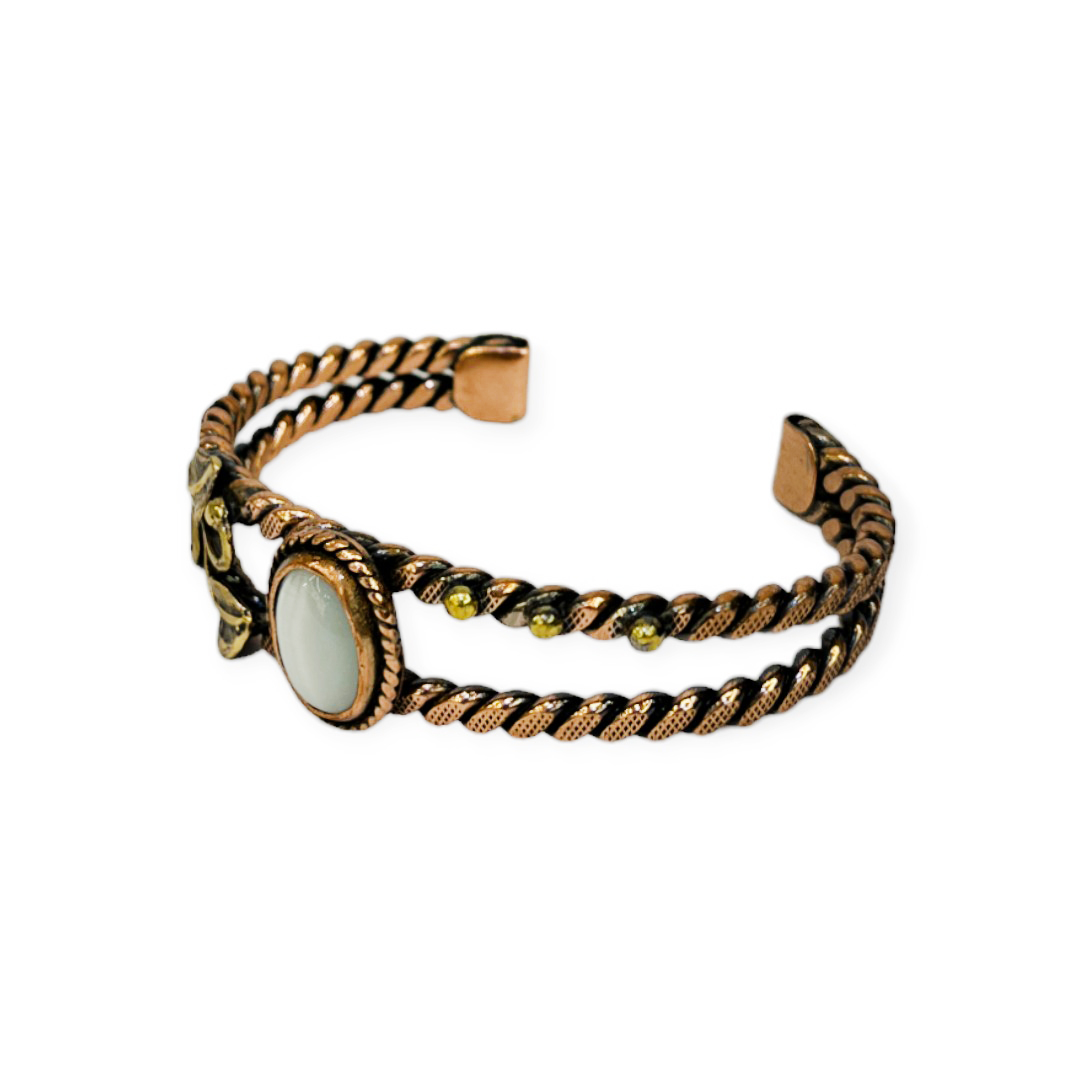 Sedef Taşlı Bakır Bileklik, K6135