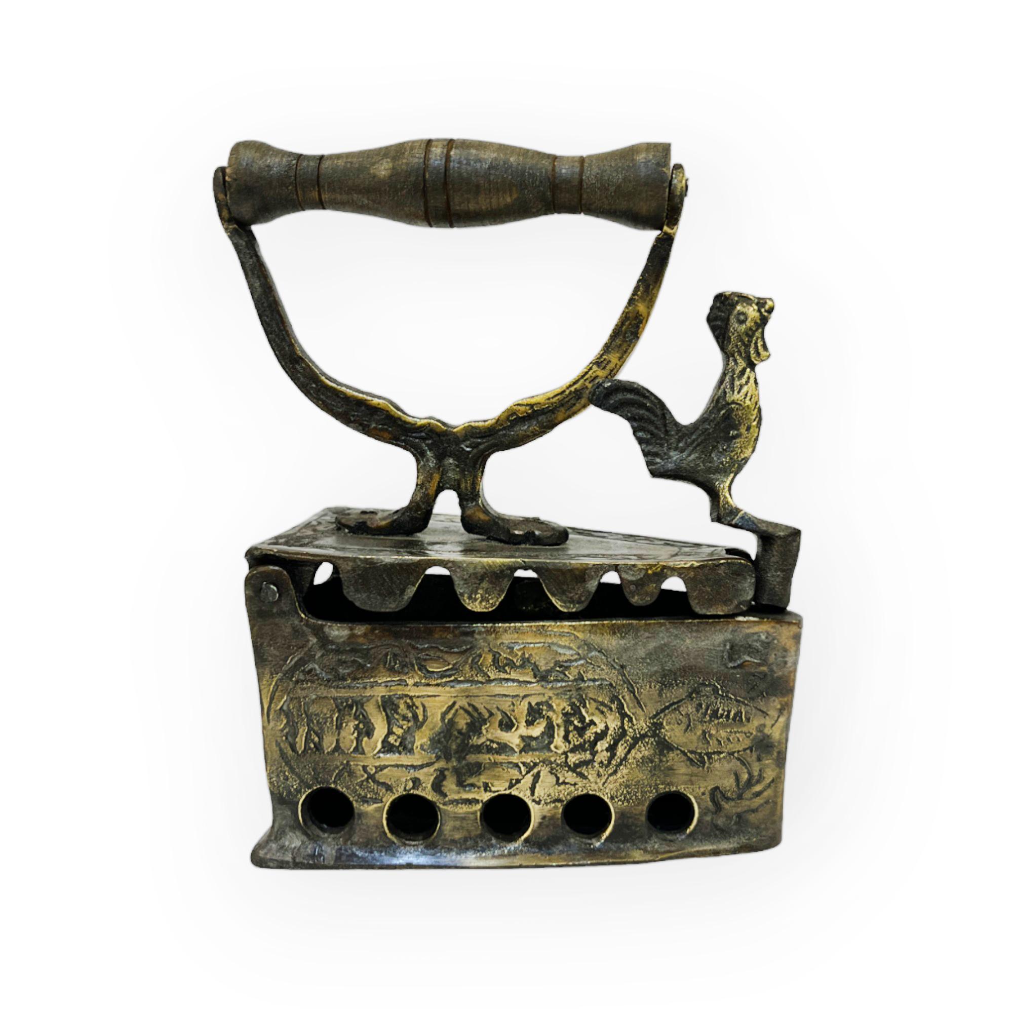 Dekoratif Küçük Pirinç Ütü