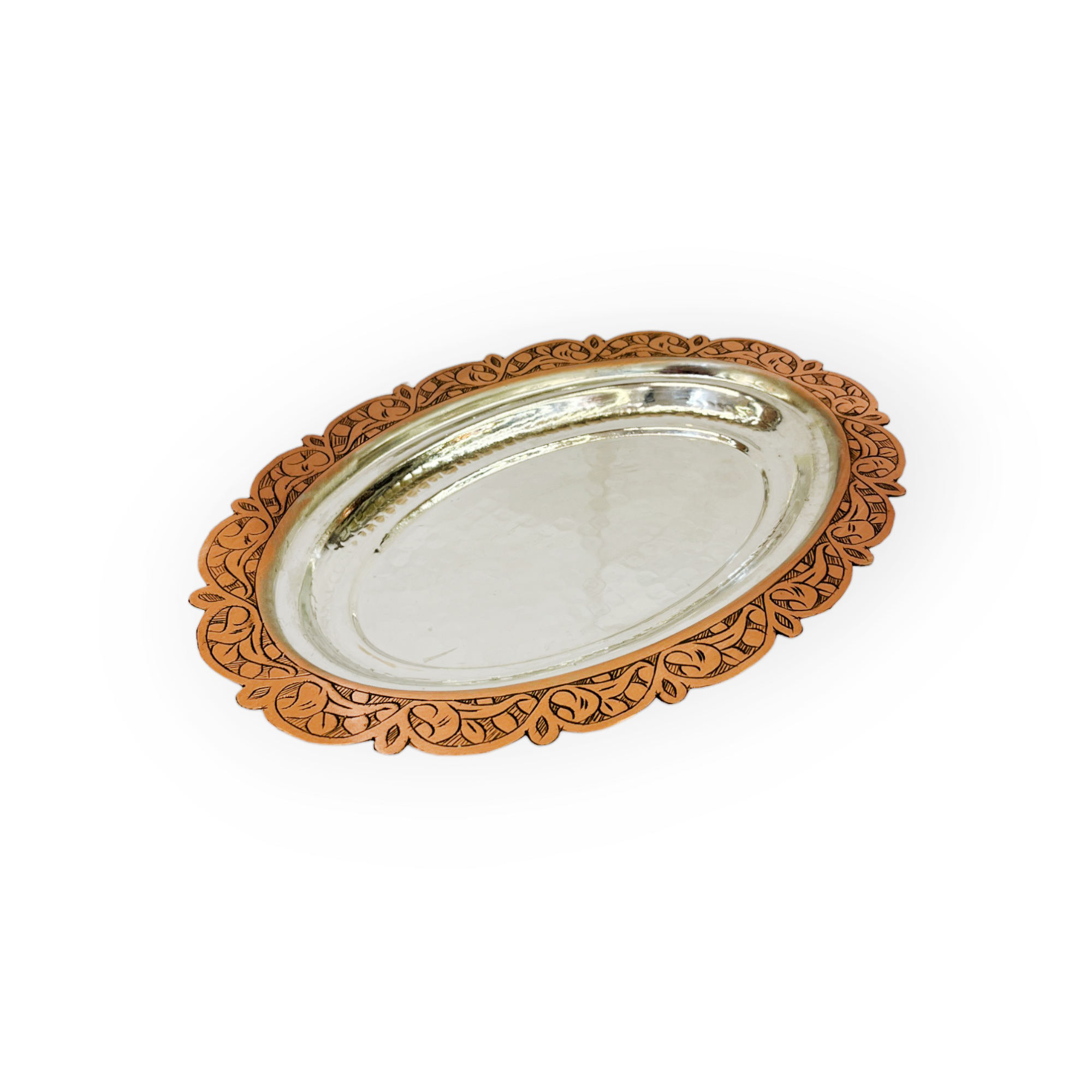 30 İşlemeli Kayık Tabak