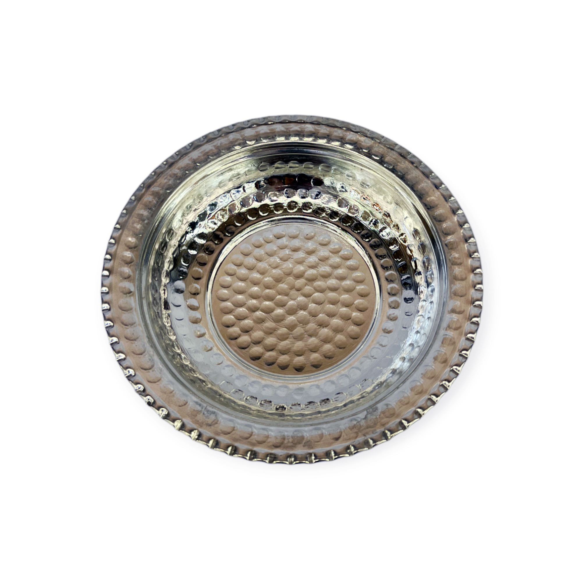 Kalaylı Bakır Yemek Tabağı