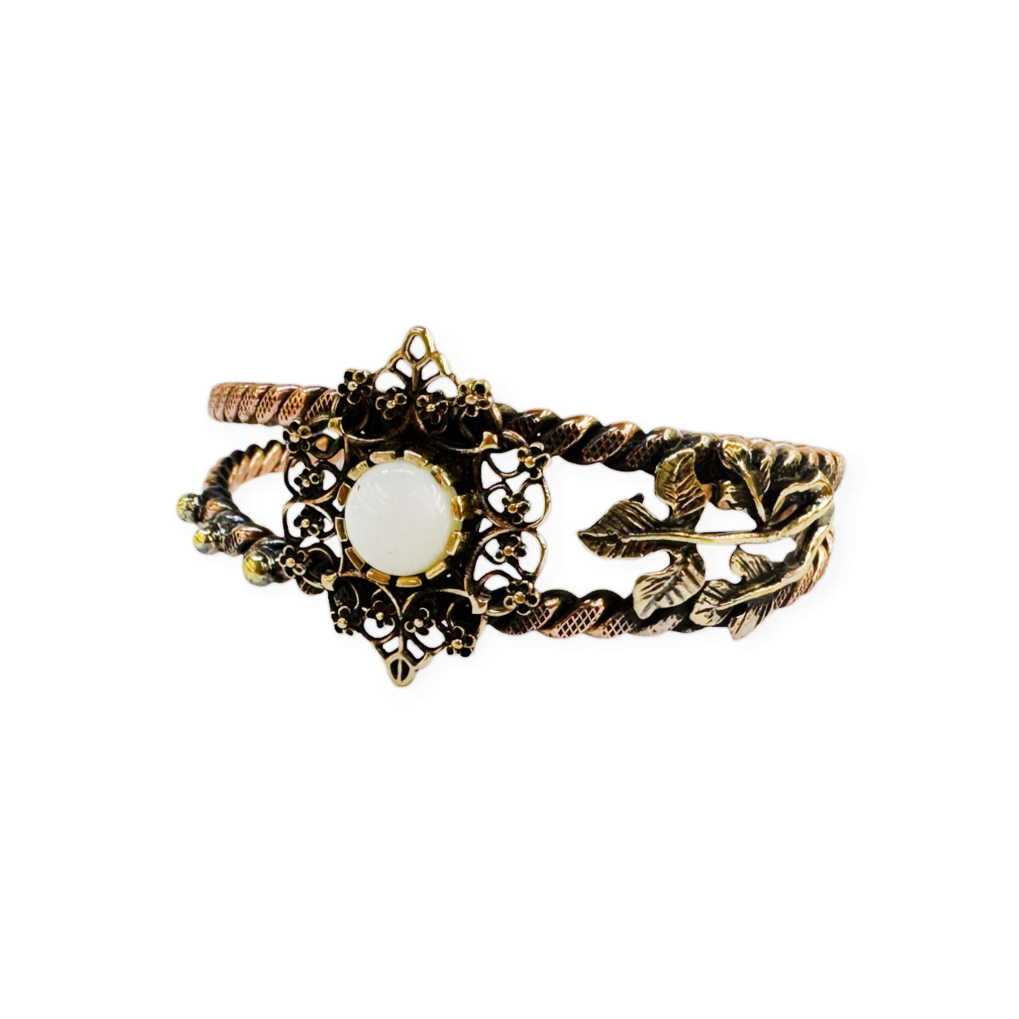 Sedef Taşlı El Yapımı Bakır Bileklik, K6141