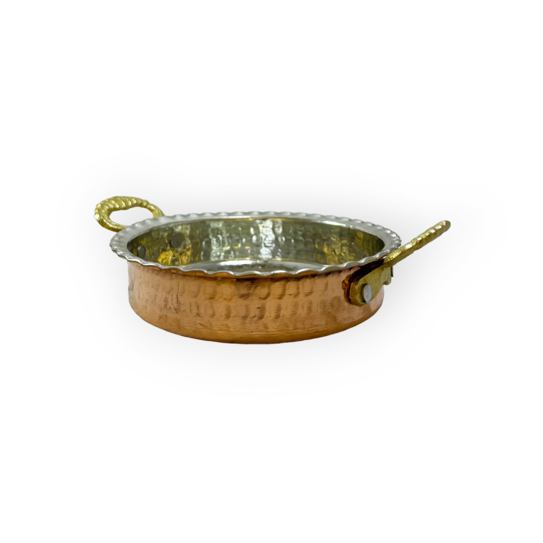 Mini Bakır Tava 4 Adet