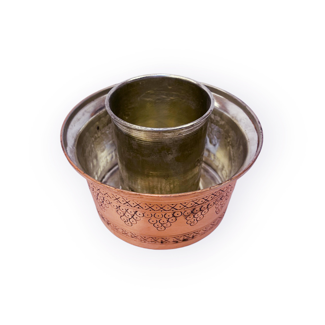 Salkım Desenli Bakır Ehli Keyif