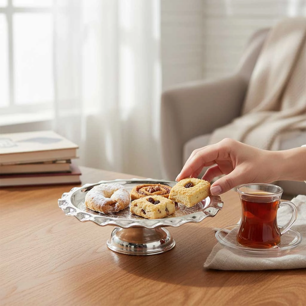 İşlemeli Bakır Pastalık No: 1