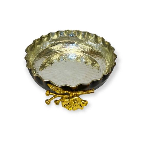 Japon Güllü Fırfırlı Bakır Şekerlik Oksitli