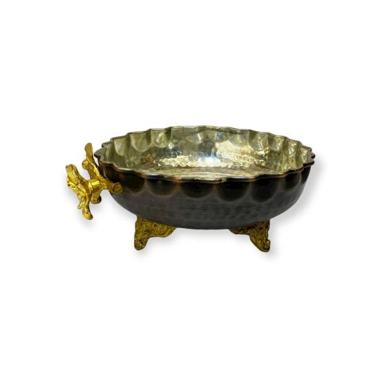 Japon Güllü Fırfırlı Bakır Şekerlik Oksitli