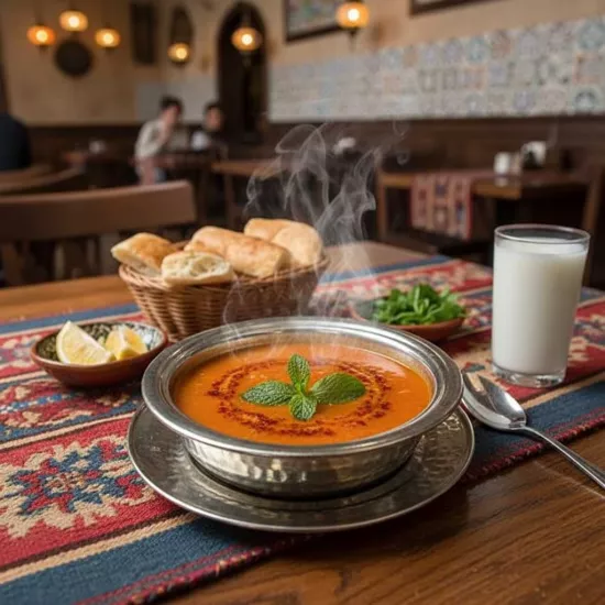 Kalaylı Bakır Çorba Kasesi