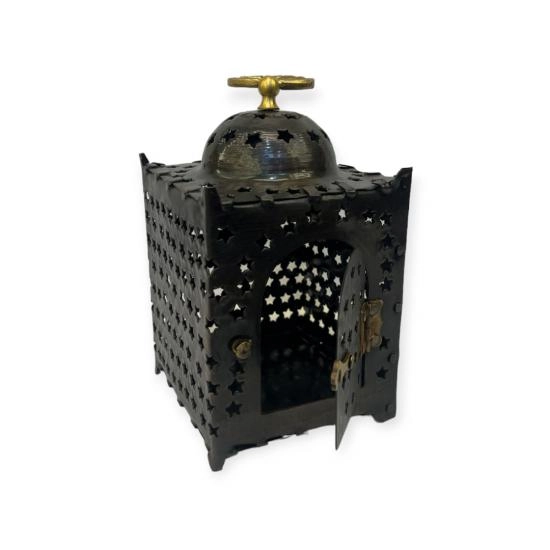 Köşeli Yıldız Kesimli Oksitli Bakır Fener No:1