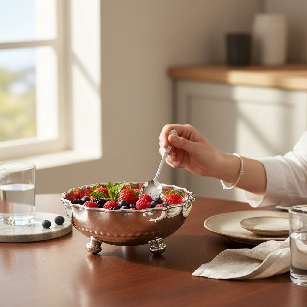 El Dövme Bakır Meyvelik, Salata Kasesi
