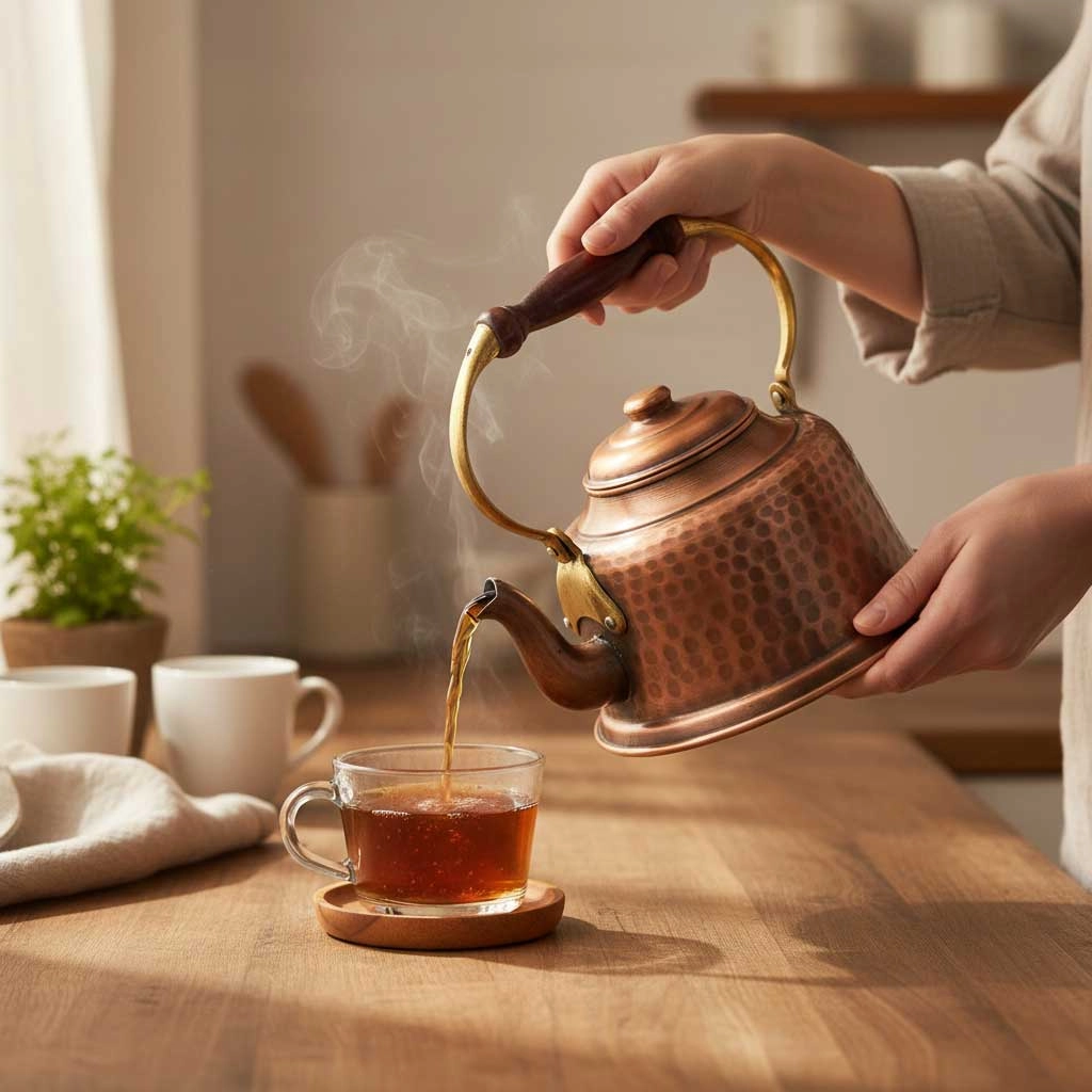 Oksitli Maraş Bakır Demlik