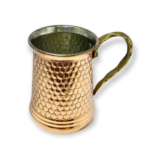 Markasi Bal Peteği Bakır Kupa Bardak
