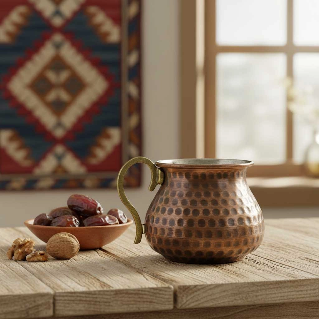 Oksitli Mini Bakır Bardak