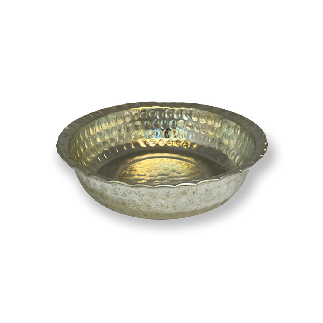 Kalaylı Çirtikli Bakır Çerezlik 4 Adet