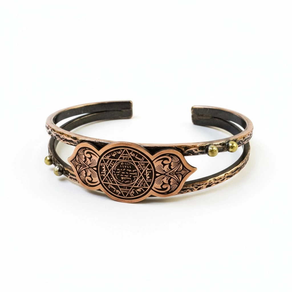 Mührü Süleyman Bakır Bileklik