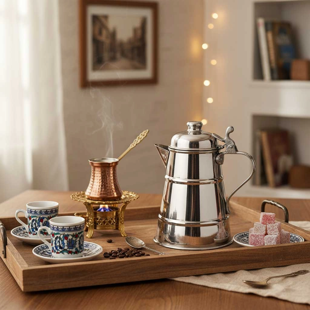 Nikelli Bakır Kervan Sütlük