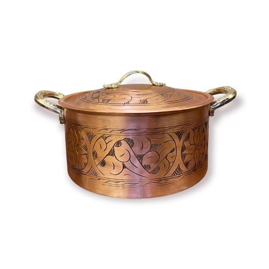 Oyma İşlemeli Dik Tencere No:2