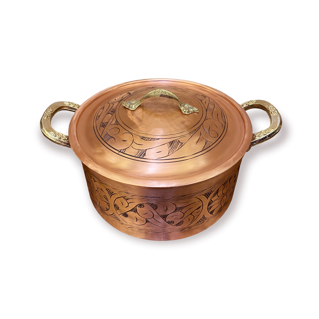 Oyma İşlemeli Dik Tencere No:2