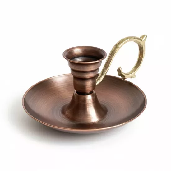 Bakır Mumluk ve Mum Söndürücü, M10233