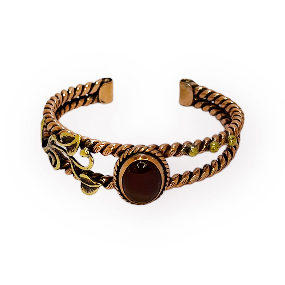 Akik Taşlı Bakır Bileklik, K6026