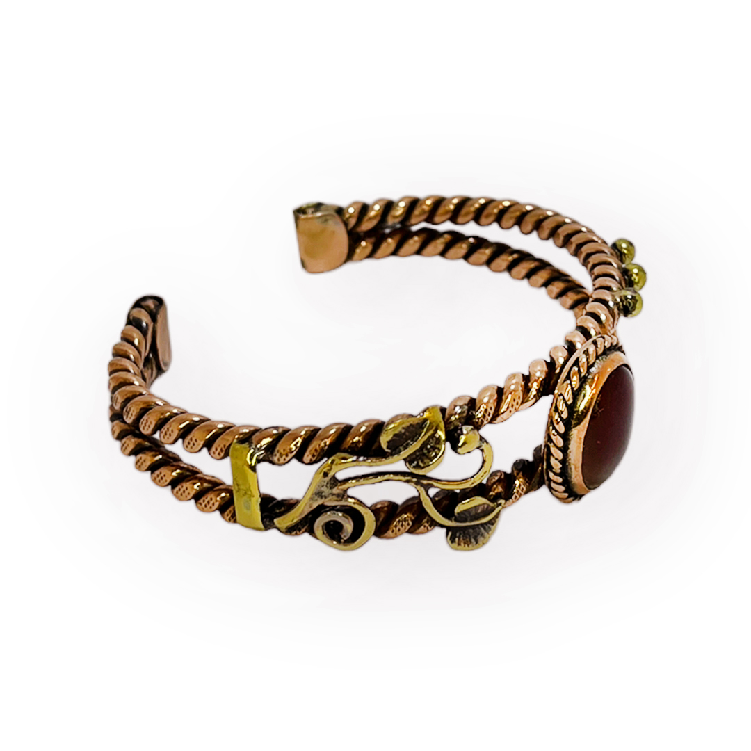 Akik Taşlı Bakır Bileklik, K6026