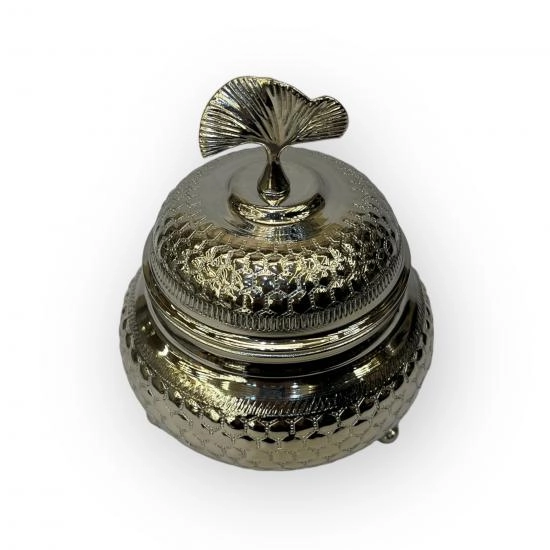 Petek Desenli Tombak Bakır Şekerlik