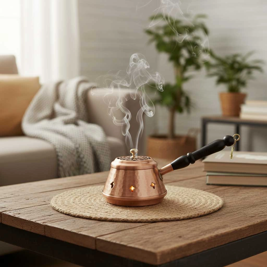 Skoçlu Dövme Bakır Tütsülük