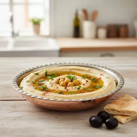 15 cm Bakır Meze Tabağı (EFMR-2345-1)