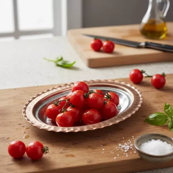 15 cm Çirtikli Oval Mezelik (EFMR-2382-1)