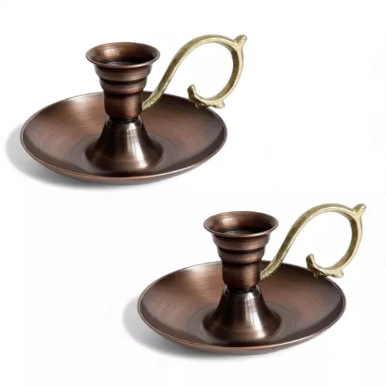 Oksitli Bakır Düz Şinanay Mumluk (EFMR-1090-32)