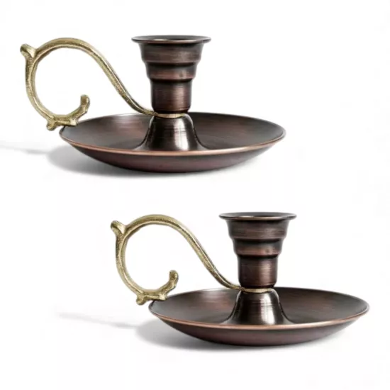 Oksitli Bakır Düz Şinanay Mumluk (EFMR-1090-32)