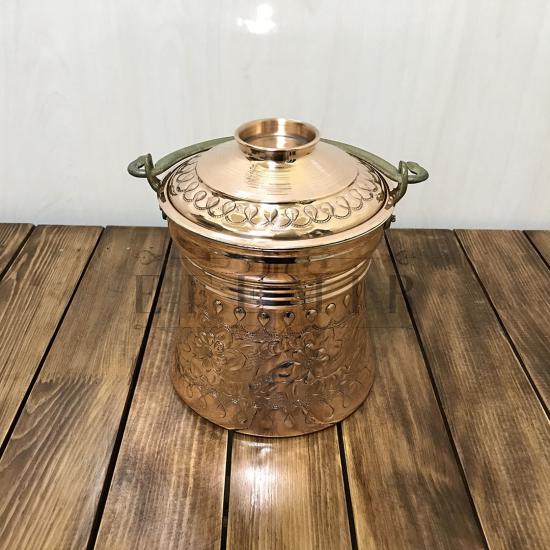 Zımba Nakışlı Bakır Bakraç 2 Litre (EFMR-1310-1)
