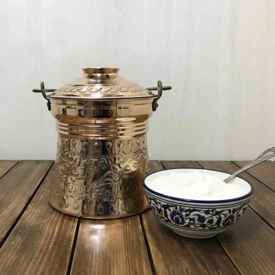 Zımba Nakışlı Bakır Bakraç 2 Litre (EFMR-1310-1)